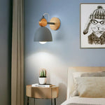Voici Le Nouveau Titre: Lampe De Chevet Nordique Élégante Bois Design Déco Applique Murale Chambre