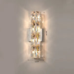 Voici Le Résultat: Applique Murale Luxe Cristal Élégant Design Moderne 04 / Blanc Chaud