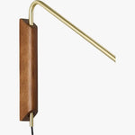 Voici Le Titre Transformé: Applique Murale Italienne Design Bois Rotatif Chambre
