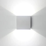 Voici Le Titre Transformé: Applique Murale Led Carrées Design Élégant Moderne Blanc Mat / 6W