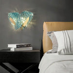 Voici Le Titre Transformé: Applique Murale Led Luxueuse Design Cuivrée Élégante Chambre