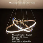 Voici Le Titre Transformé: Applique Murale Led Papillon Élégant Design Moderne C-50 80Cm / 3