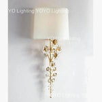 Voici Le Titre Transformé: Applique Murale Led Vintage Élégante Cristalline Chambre