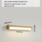 Voici Le Titre Transformé: Applique Murale Rétro Design Lumineux Élégant Bûche De Couleur-35Cm