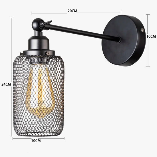 Voici Le Titre Transformé: Appliques Murales Industrielles Design Vintage Élégant Rétro