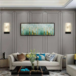 Voici Ma Proposition: Applique Murale Design Élégante Dorée Lumineuse Chambre