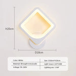 Voici Ma Proposition: Applique Murale Led Nordique Design Élégant Hôtel C Blanc / Lumière