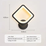 Voici Ma Proposition: Applique Murale Led Nordique Design Élégant Hôtel C Noir / Lumière