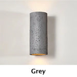 Voici Ma Proposition: Applique Murale Nordique Élégante Minimaliste Design Gris-B / 10X11X23Cm