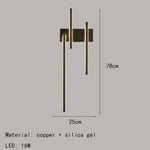 Voici Ma Proposition: Laiton Led Applique Design Sobre Élégante Style B-Noir / Changeable